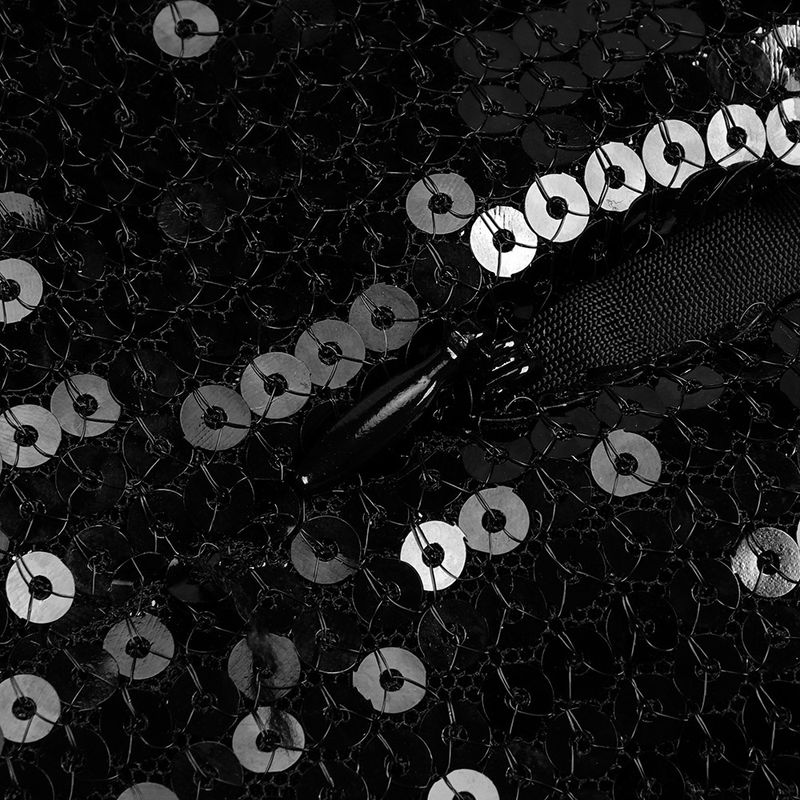 Women's Clothing High End New Nightclub Hollow Halter Backless Beaded Long Women's Dress_voghion.com