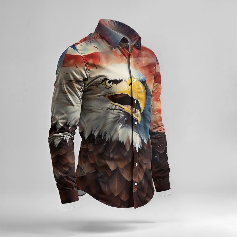 2025 Spring/Summer Printed Simple Two Piece Set For Men, Lightweight Party, Long Sleeve Suit, Fashionable Design, Breathable Fab_voghion.com