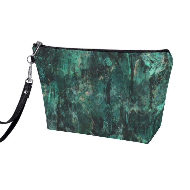 Borsa da viaggio per il tempo libero con motivo semplice, piccola e leggera, per il trucco da donna_voghion.com