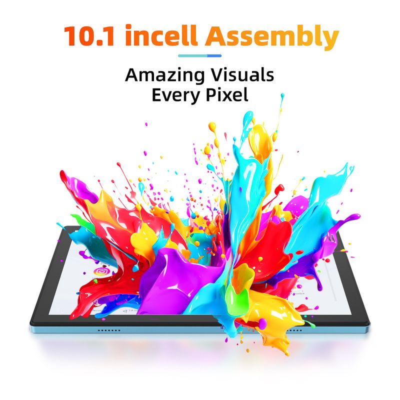 2025 Tablet 10 Zoll Android 14 Tabletten Mit Tastatur 12GB RAM 512GB ROM 7000mAh Batterie 5G wifi Bluetooth HD IPS Display_voghion.com