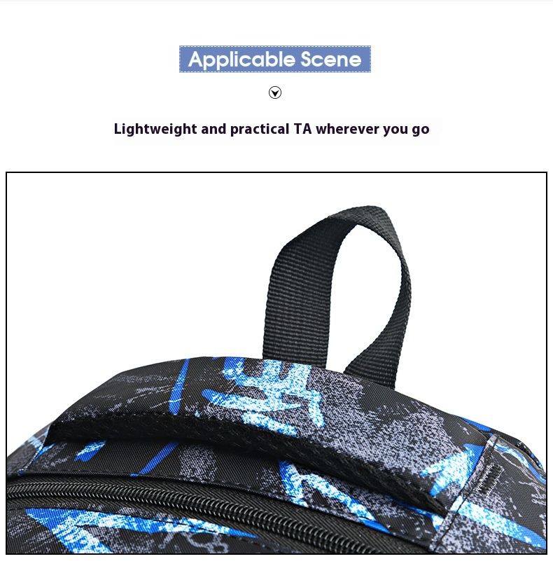 Backpack Trendy Junior And Senior High School Student Backpack Fashion Camouflage Travel Large Capacity Computer Backpack_voghion.com