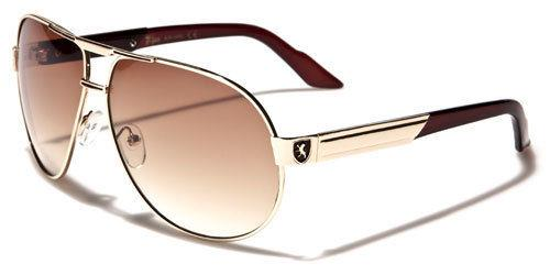 GAFAS DE SOL PILOTO DE DISEÑADOR KHAN L GRANDE NEGRO RETRO UV400 GRANDE HOMBRE MUJER NIÑOS_voghion.com