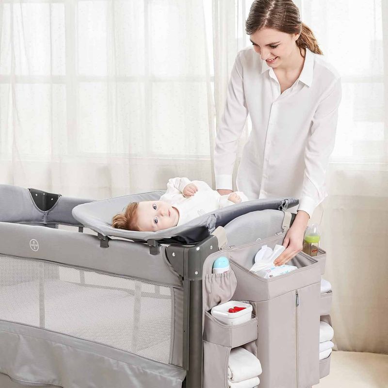 Multifunctionele hangende opbergorganizer voor de kinderkamer en thuis – veelzijdige wand-/auto-/kastorganizer met 6 vakken (grijs/beige/antraciet/roze)_voghion.com