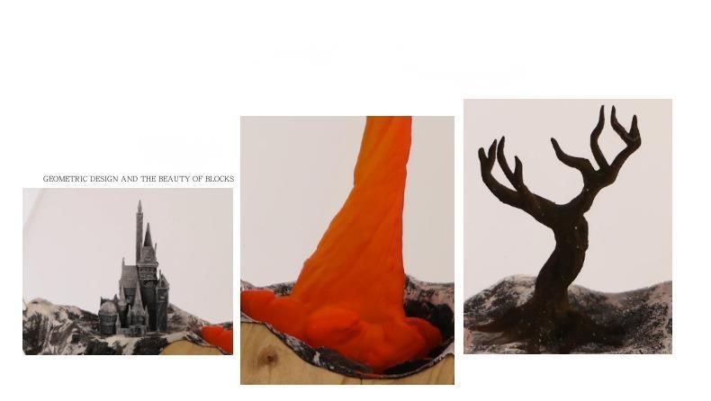 Nova lâmpada de arte de resina de dragão de chamas de fantasia 3D em forma de cuspir fogo para decoração de sala de estar e estudo_voghion.com