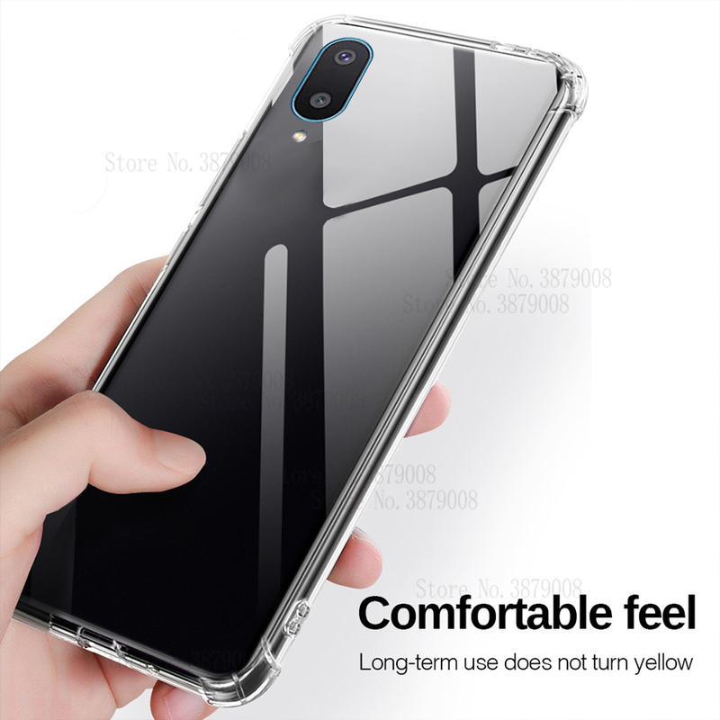 a02 fundas per Samsung a02s Custodia anticaduta Airbag Custodia trasparente Custodia morbida antiurto per Samsung_voghion.com