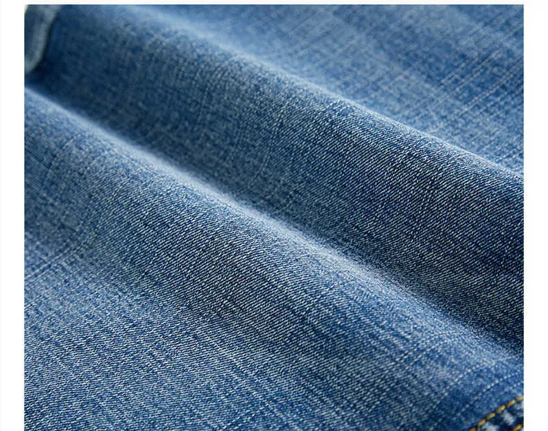 Men's 2023 Summer Men'S Slim Denim Shorts Business Casual Fashion Loose Stretch All-Match Jeans Male High-End Brand_voghion.com