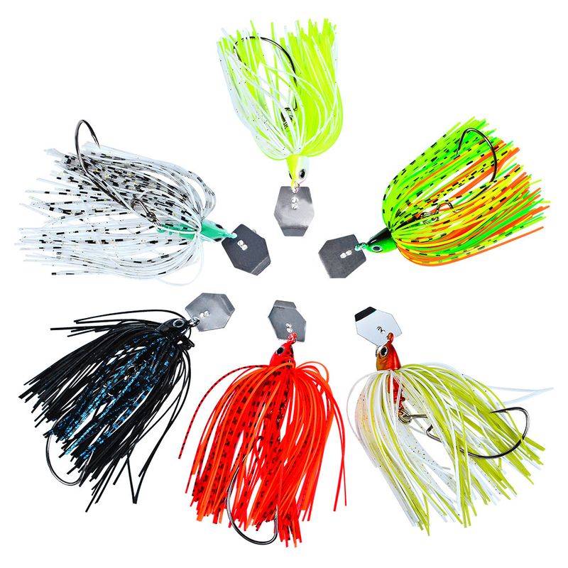 Tassel Sequin Beard Man JIG Anti-Hook Bottom Lure Bait Fishing Supplies_voghion.com
