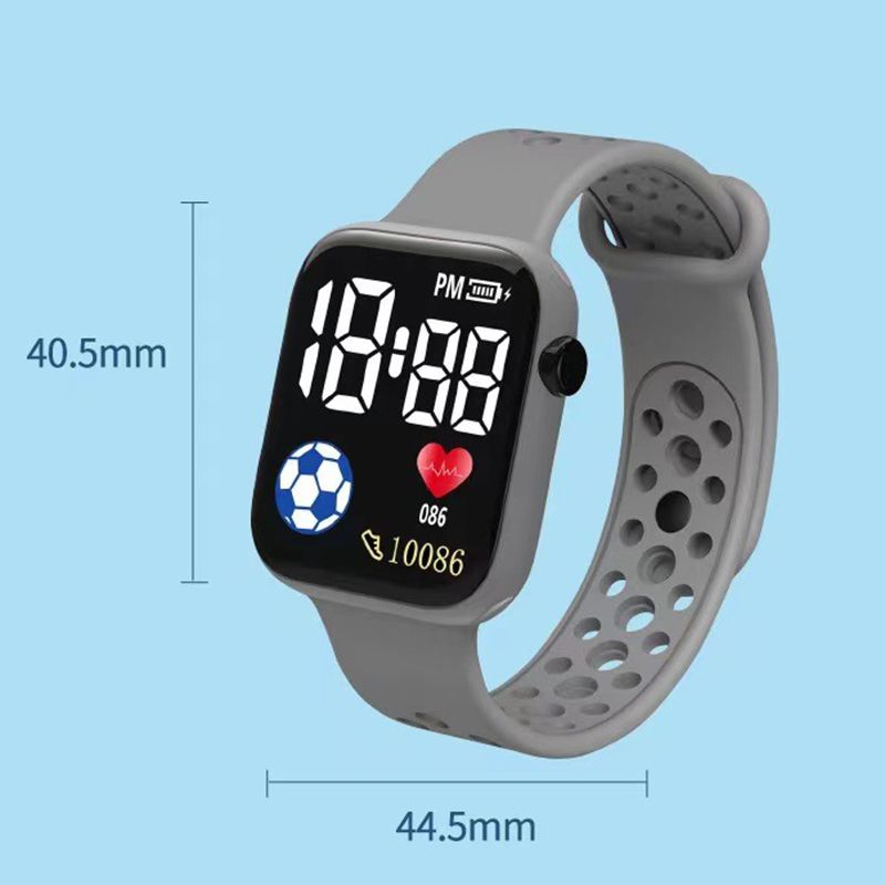 2023 LED Für Kinder Jungen Sport Wasserdichte Uhren Mädchen Silikon Digital Uhr Casual kinder Elektronische Uhr_voghion.com