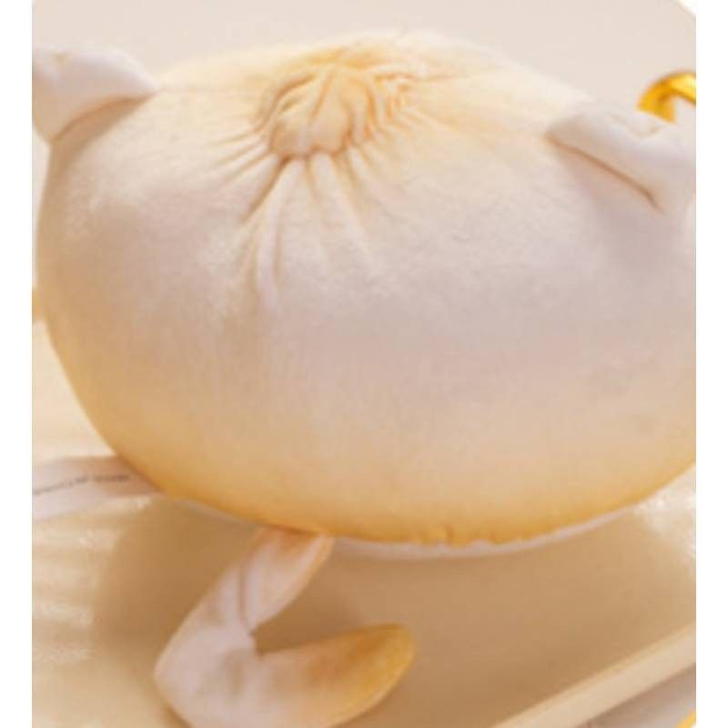 Adorabile figurina di peluche antistress a forma di panino, ideale come regalo per la scrivania e l'ufficio._voghion.com