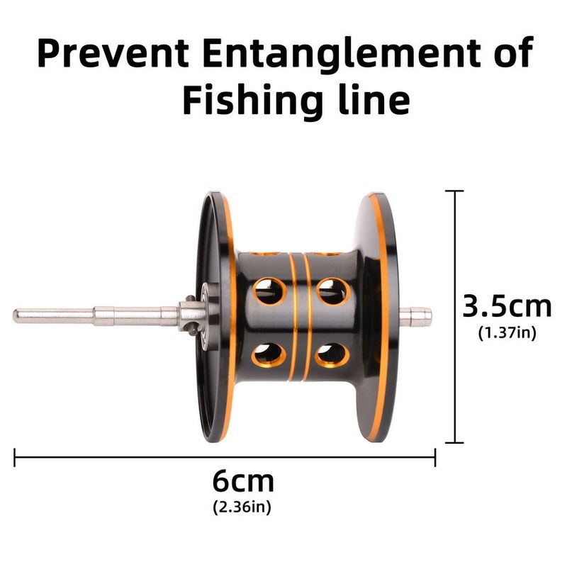 Mulinello da pesca con lenza e impugnatura per pistola esca a sinistra/destra con goccia d'acqua_voghion.com