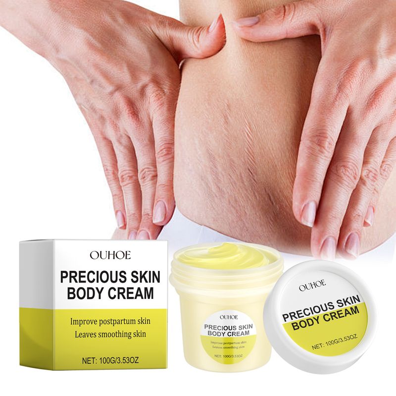 La crème de soin OUHOE hydrate, répare les ridules post-partum, raffermit et adoucit la peau du corps_voghion.com