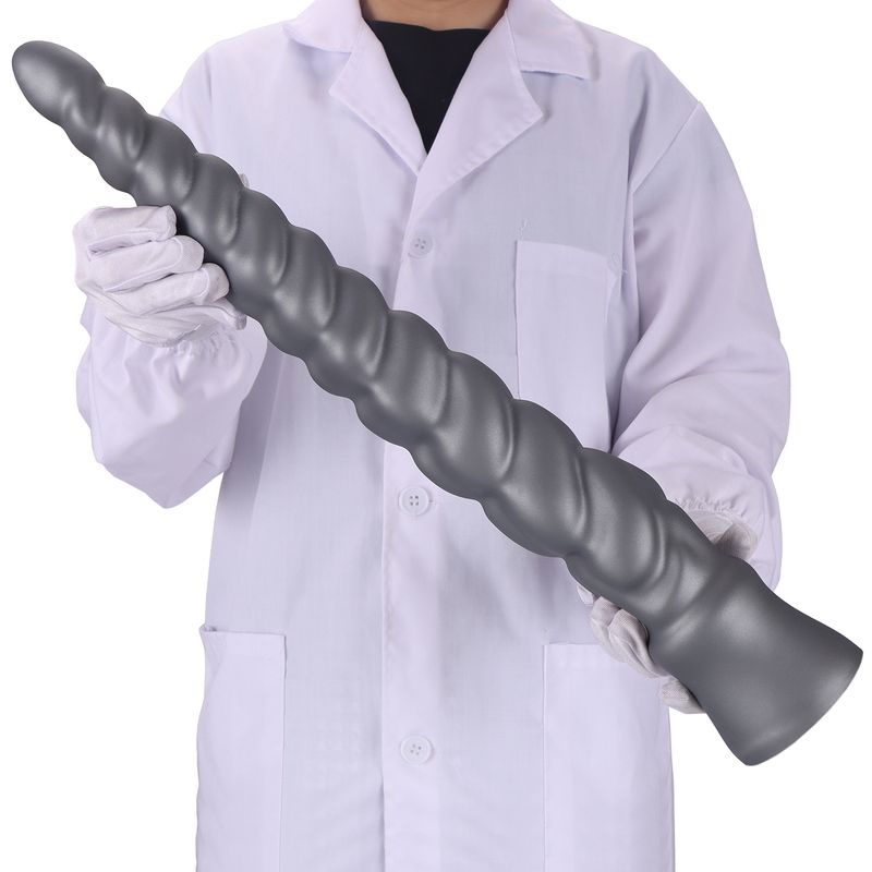 Nouveau plug anal long extra large fileté, masturbateur masculin et féminin, gode gay, jouet sexuel extensible en spirale_voghion.com