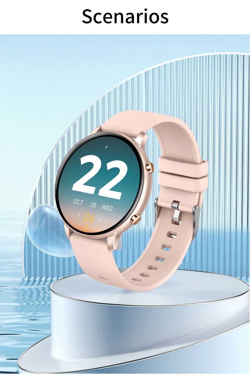 Montre connectée Aolon GTR 1,39 pouce HD, Bluetooth, appels, sport, suivi des calories, étanche, pour hommes_voghion.com