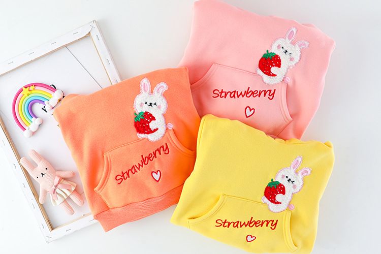 Ropa para niñas, otoño-invierno 2021, nuevo estilo, sudadera con forro polar para niña, conjunto de dos piezas_voghion.com