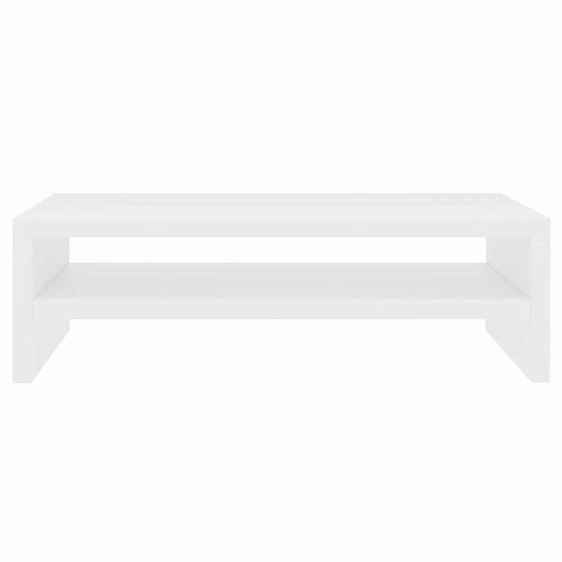 Monitorständer Weiß 42x24x13 cm Holzwerkstoff_voghion.com
