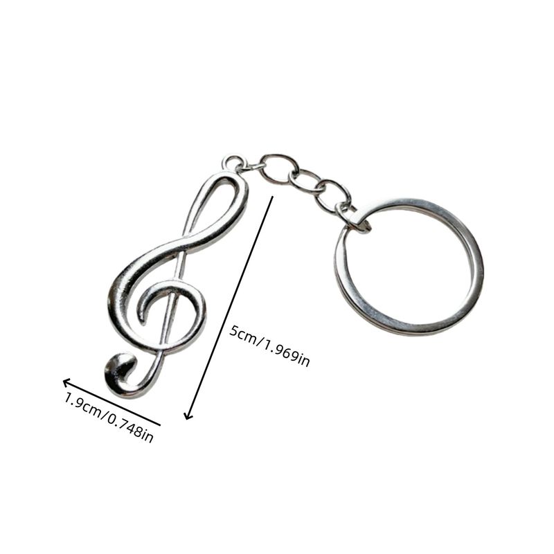 Muzieksymbool sleutelhanger rugzak accessoire_voghion.com