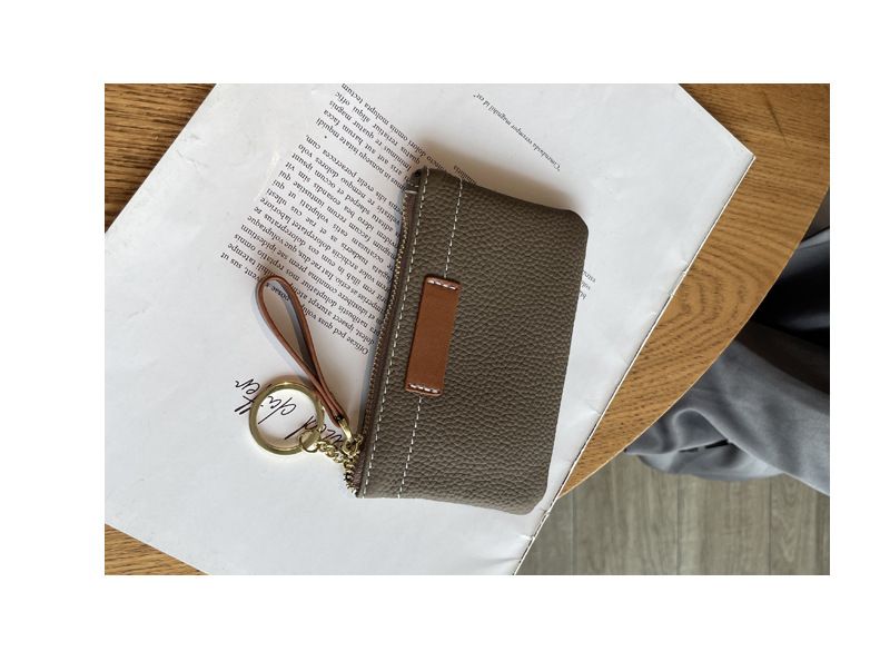 Wallet Card Cases Leather Coin Purse New Ultra Thin Exquisite Mini Compact Key Bag Coin Bag Ladies Short Wallet_voghion.com