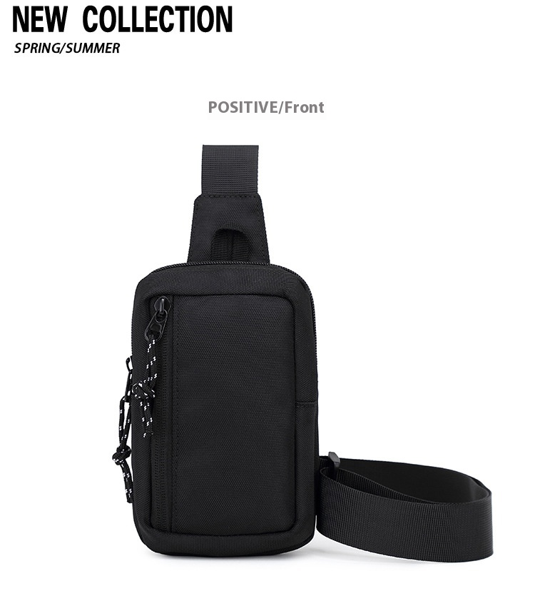 Crossbody Bag The 2024 New Model of Close-fitting Anti-theft Street Fashion Sports Mini Chest Bag Valuables Can Be Carried at Any Time_voghion.com