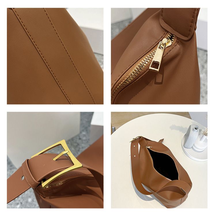 Büyük Kapasiteli Omuz Çantası Sonbahar Ve Kış Yeni Doku El Çantası Moda Günlük Seyahat Çantası Çapraz Çanta_voghion.com
