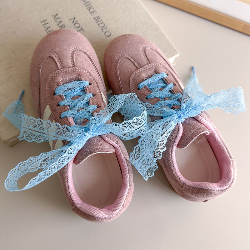 Accessori in pizzo bianco, lacci per scarpe con fiocco, perle, scarpe da ballo adattabili, scarpe casual, scarpe sportive, stile Ins_voghion.com