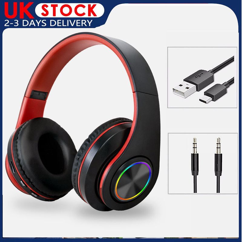 Wireless Bluetooth Headphones With Noise Cancelling Over-Ear Earphones Foldable_voghion.com