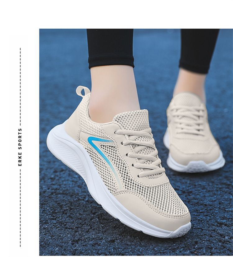 Women's Breathable Mesh Sneakers - Lightweight & Slip-Resistant (Summer Casual Shoes, Wide Width Available)_voghion.com