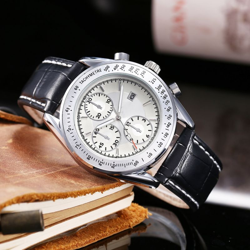 Relógio de quartzo Speedmaster com três olhos e pulseira de 6 pinos da marca Oujia 2021_voghion.com