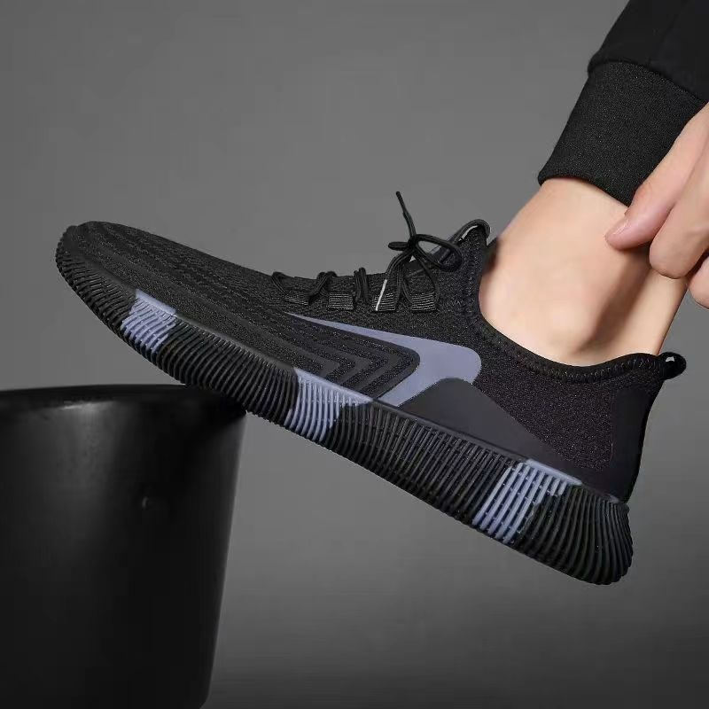 Herren-Arbeitsschuhe, Sportschuhe, Freizeitschuhe, Turnschuhe, Gummisohle, Fußgewölbeunterstützung, vielseitig, leicht zu reinigen, Schuhwerk, Turnschuhe_voghion.com