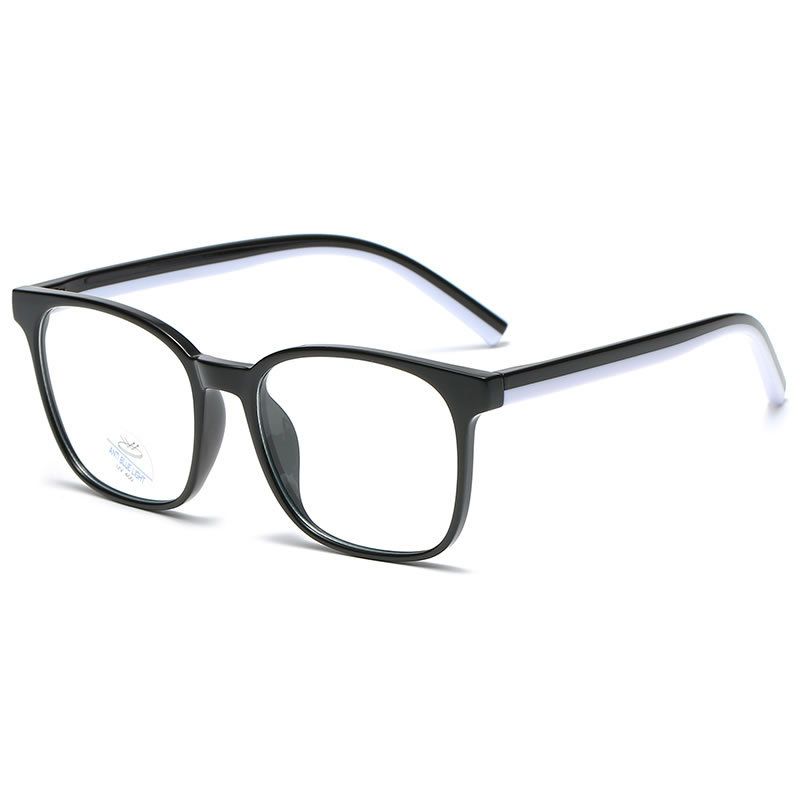 New anti blue glasses, without degree, flat light for viewing mobile phone eye protection TR90, cross mirror 8262_voghion.com