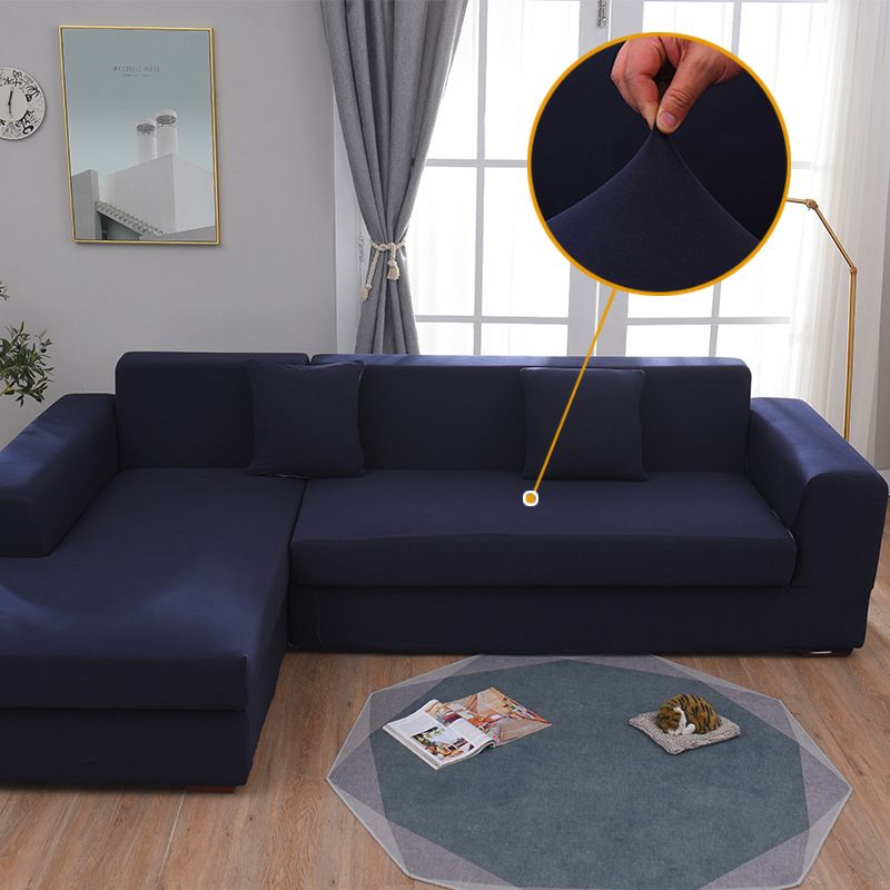 Milk silk solid color sofa cover elastic all-inclusive universal sofa cover sofa cover high gram weight non-slip wear-resistant wholesale_voghion.com