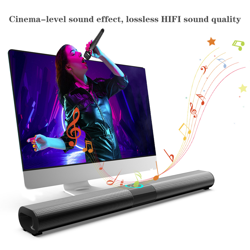 Bluetooth Bar System Super Power Ljud Högtalare Trådbunden Trådlös Surround Stereo För Hemmabio TV-projektor_voghion.com