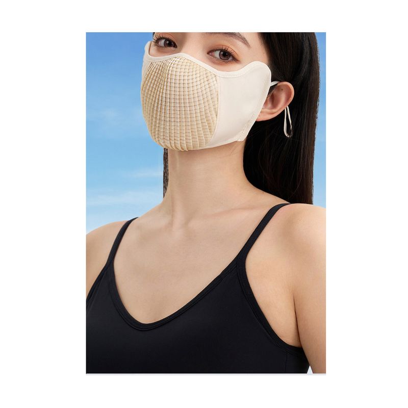 Maschera da ciclismo per uomo e donna, protezione solare UV, adatta per bici da strada, alpinismo, maschera in seta ghiacciata, indossabile con occhiali_voghion.com