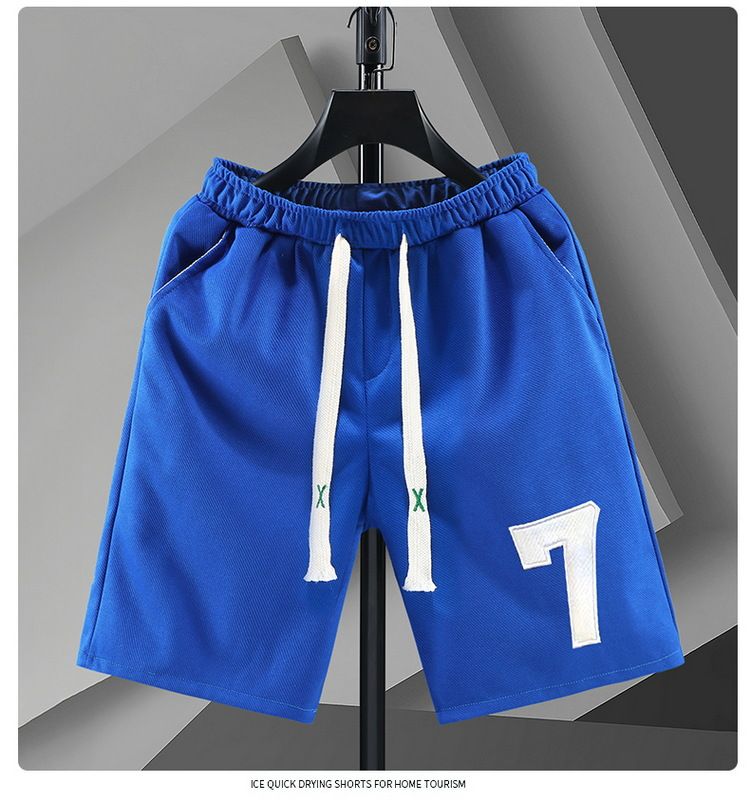 Short de sport court pour hommes, vêtements de plage, décontracté, course à pied, pantalon droit, tendance, été_voghion.com