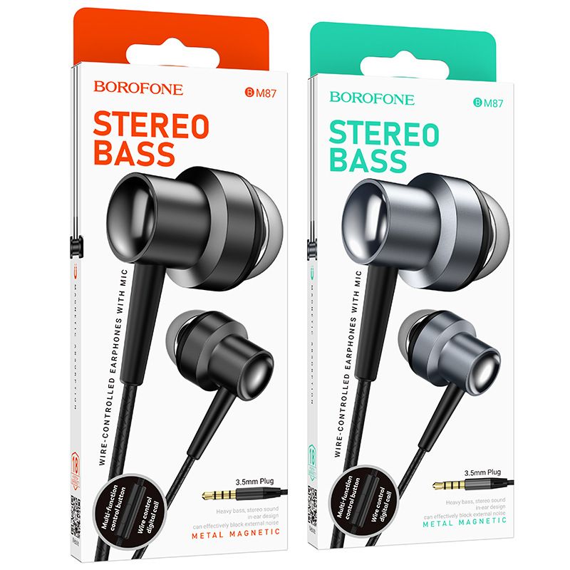 Music Festival BM87 Neues 3,5-mm-Kabel-gesteuertes Metallband für Sport und Laufen, kabelgebundene Kopfhörer_voghion.com