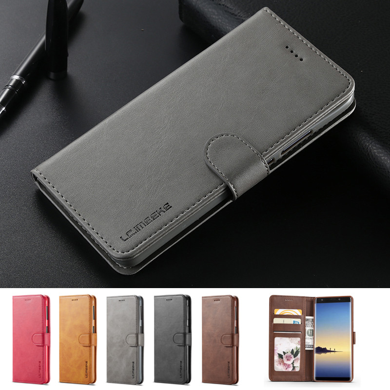 Case For Samsung Galaxy S21 Plus Case Leather Flip Cover Samsung Galaxy S21 Ultra Phone Coque For Samsung S23 S22 S20 FE S10 S9_voghion.com