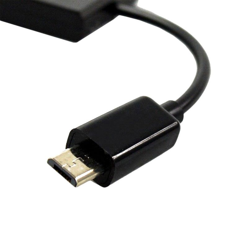 Flash Drive Mobile Phone Host 3 In1 Converter OTG Cable Adapter Micro USB HUB_voghion.com