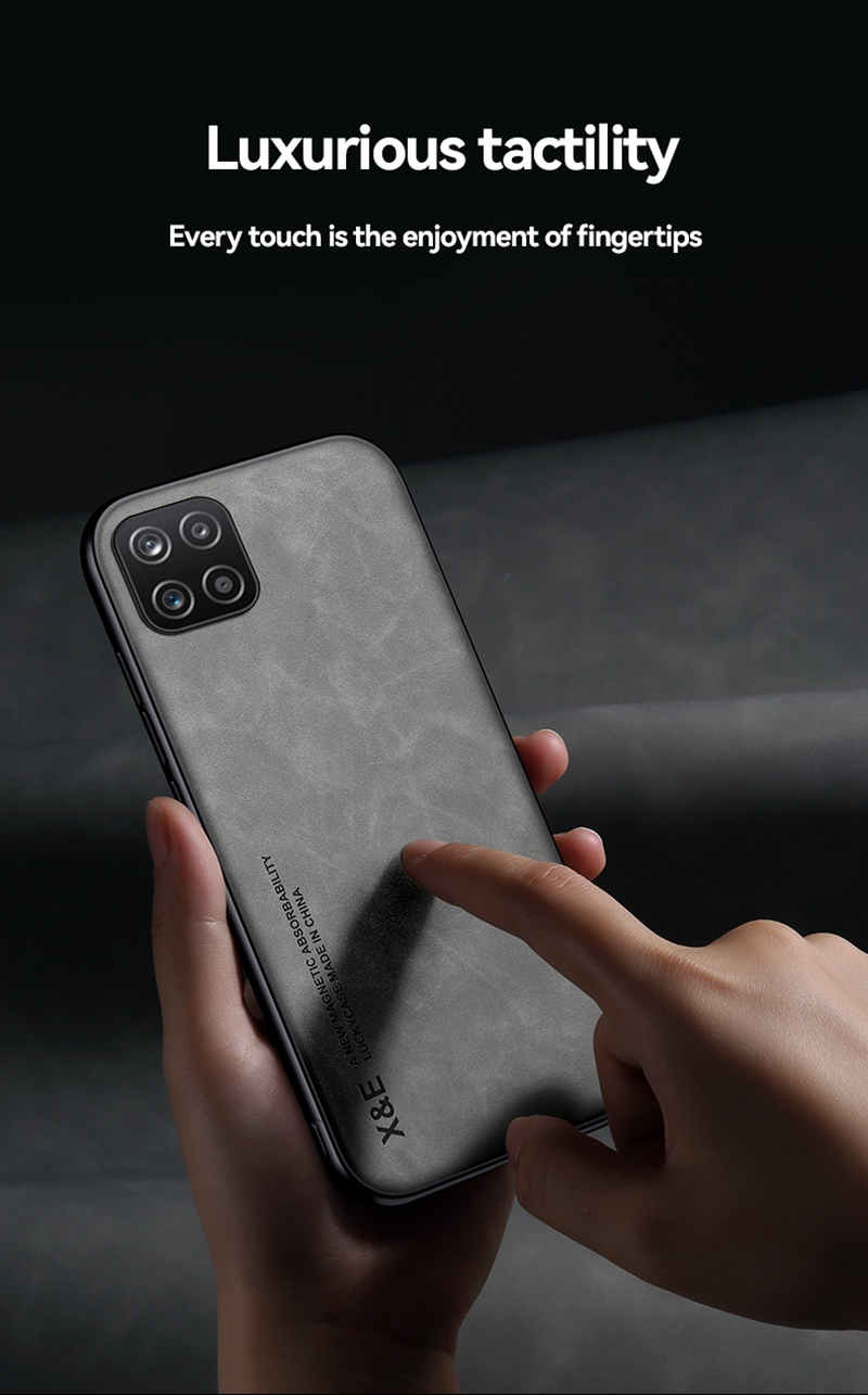 Luxury Leather Phone Case For Samsung Galaxy A12 A22 A52 A52S A72 A21S A31 A51 A71 M12 M22 M32 Back Cover Silicone Case _voghion.com