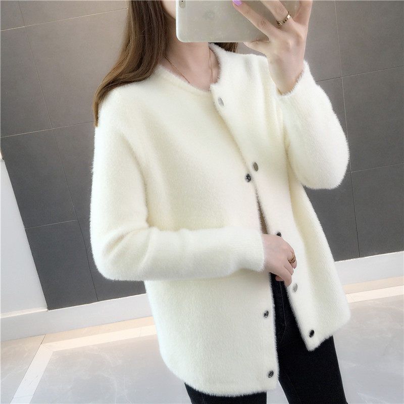 Wool Coat Women's Clothing Spring And Autumn 2025 New Loose Outerwear Mink Velvet Top Internet Celebrity Versatile_voghion.com