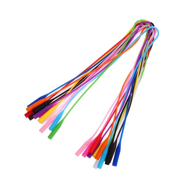 1PC Adjustable Silicone Eyeglasses Straps Sunglasses String Ropes Glasses Chain Sports Band Holder Elastic Anti Slip Cords_voghion.com