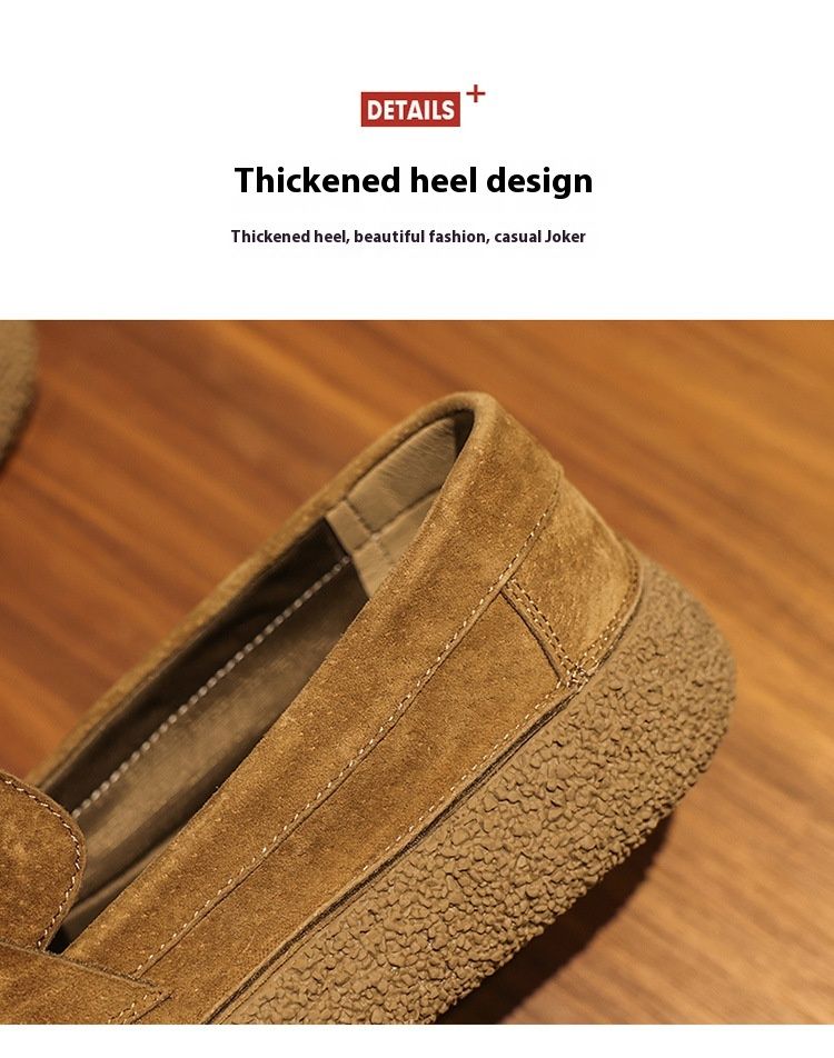 Scarpe da guida Le Fu traspiranti in pelle con copripiedi da uomo casual invernali inglesi One Step Bean 2024_voghion.com
