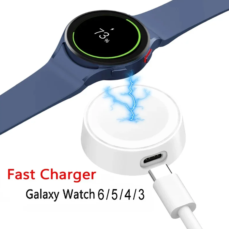 Destop Wireless Charger Cable Type-C Keychain For Samsung Galaxy Watch Sh Sh 5 Classic Pro H Z Active 2 Fast Charging_voghion.com
