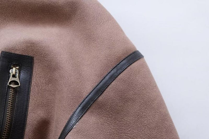 Women's clothing 2024 autumn and winter new item fur integrated loose short jacket_voghion.com