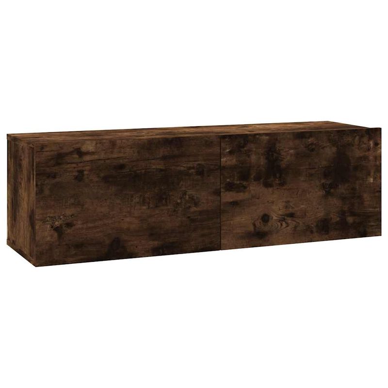 TV-Wandschrank Räuchereiche 100x30x30 cm Holzwerkstoff_voghion.com