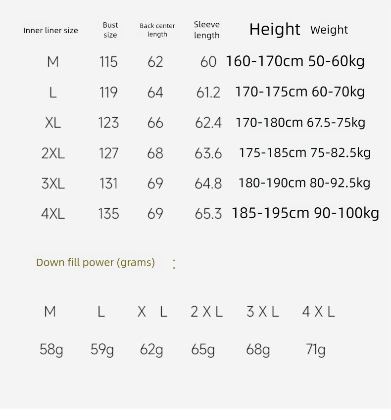 Giacca invernale da uomo e da donna 2025, tre in uno, con fodera staccabile, in piumino d'anatra bianco 90%_voghion.com