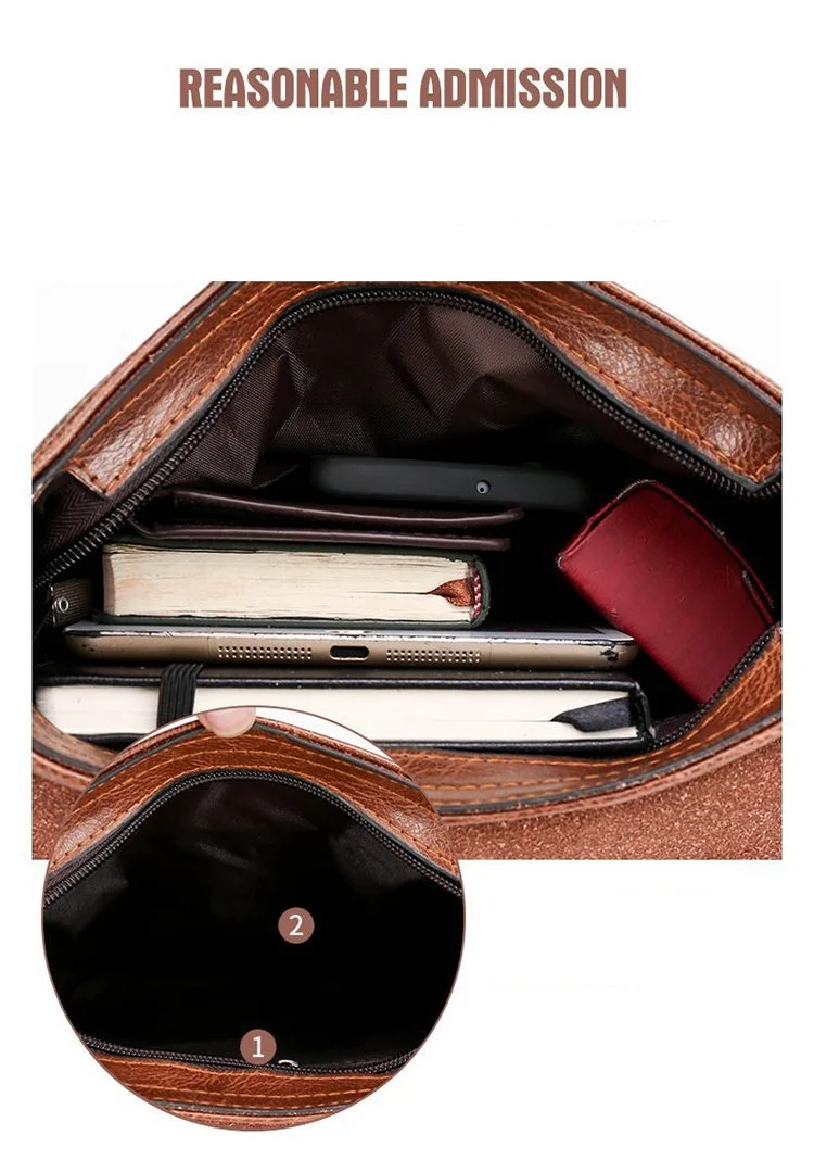 Counter men's messenger bag large-capacity business large-capacity briefcase soft leather_voghion.com