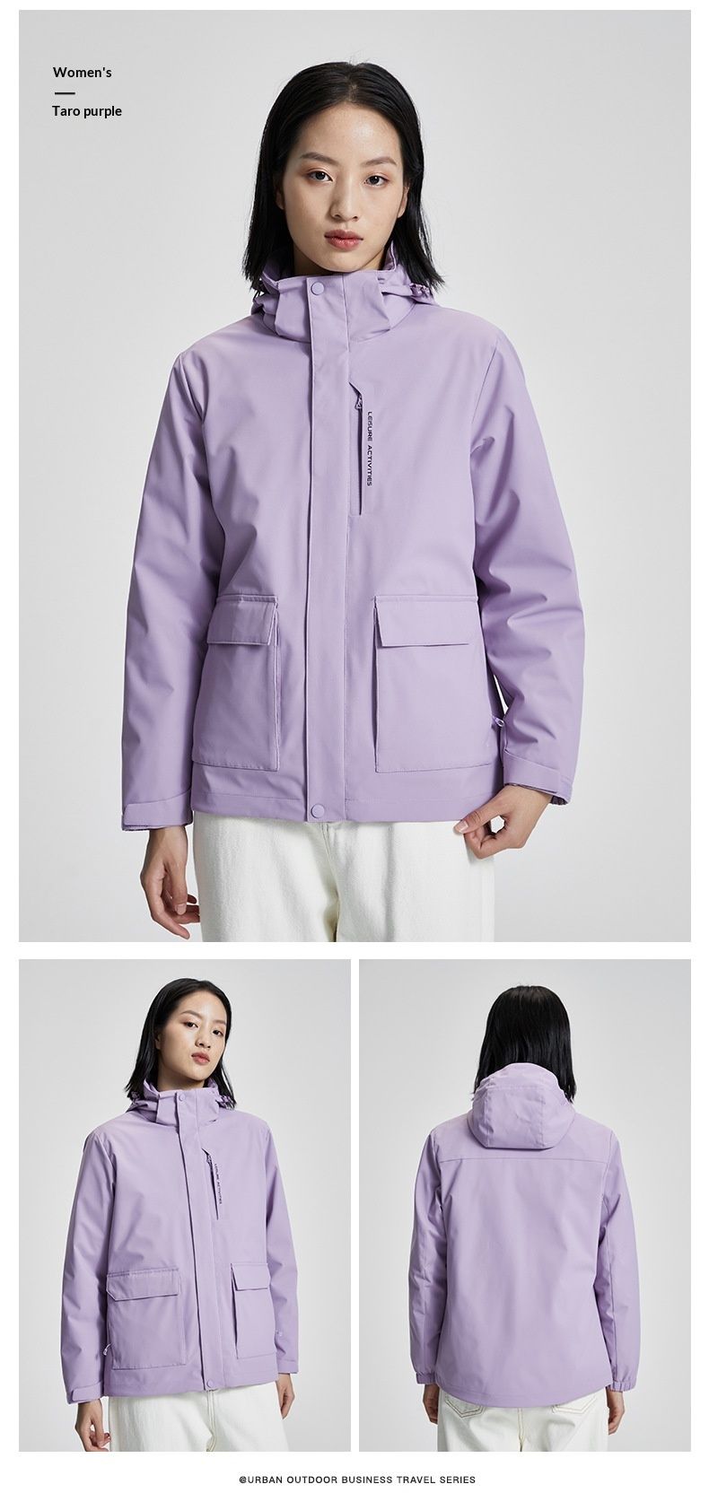 001 Neue 3-in-1-Daunenjacke für Herren, wasserdicht, dick gefüttert, ideal zum Skifahren, Reisen, als Windjacke, lässig, modisch und für Outdoor-Aktivitäten_voghion.com