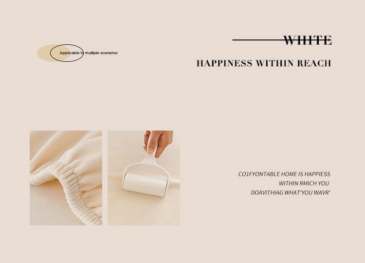 Cream Stretch Sofa Cover - New Design, Full Elastic & Anti-Slip For All Seasons (Universal Fit, Couch Protector)_voghion.com