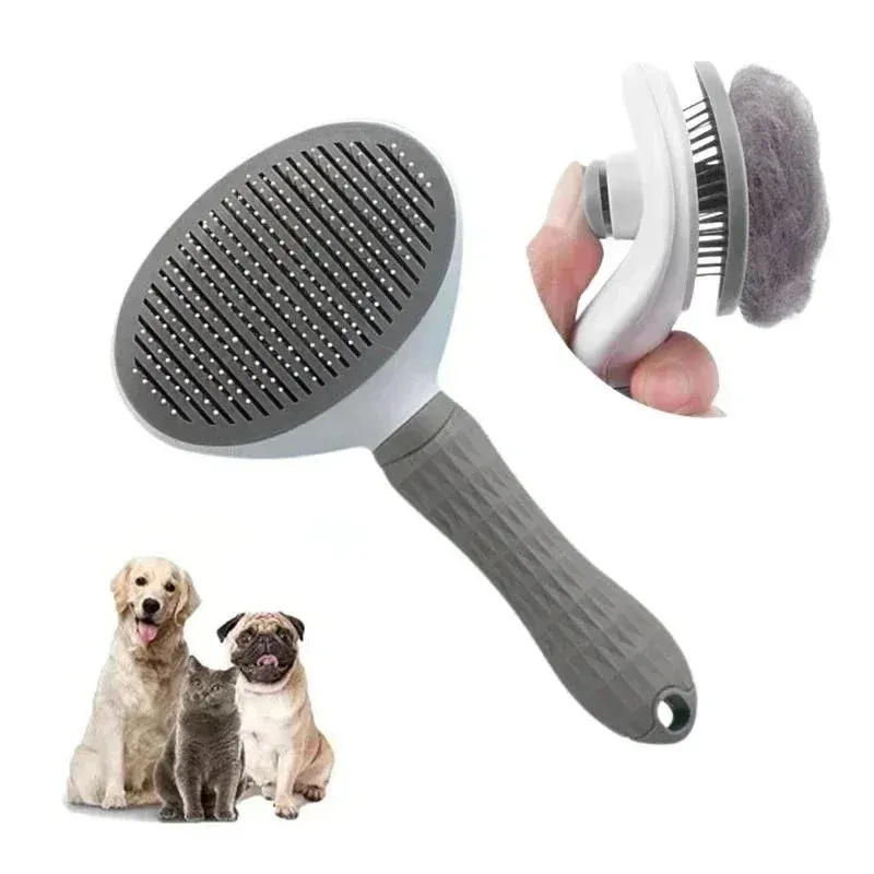 Samoczyszczący plastikowy grzebień dla kota firmy PawParty Store_voghion.com