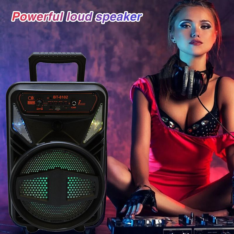 Tragbarer 1000-W-Bluetooth-Party-Lautsprecher mit LED-Beleuchtung und Mikrofon_voghion.com