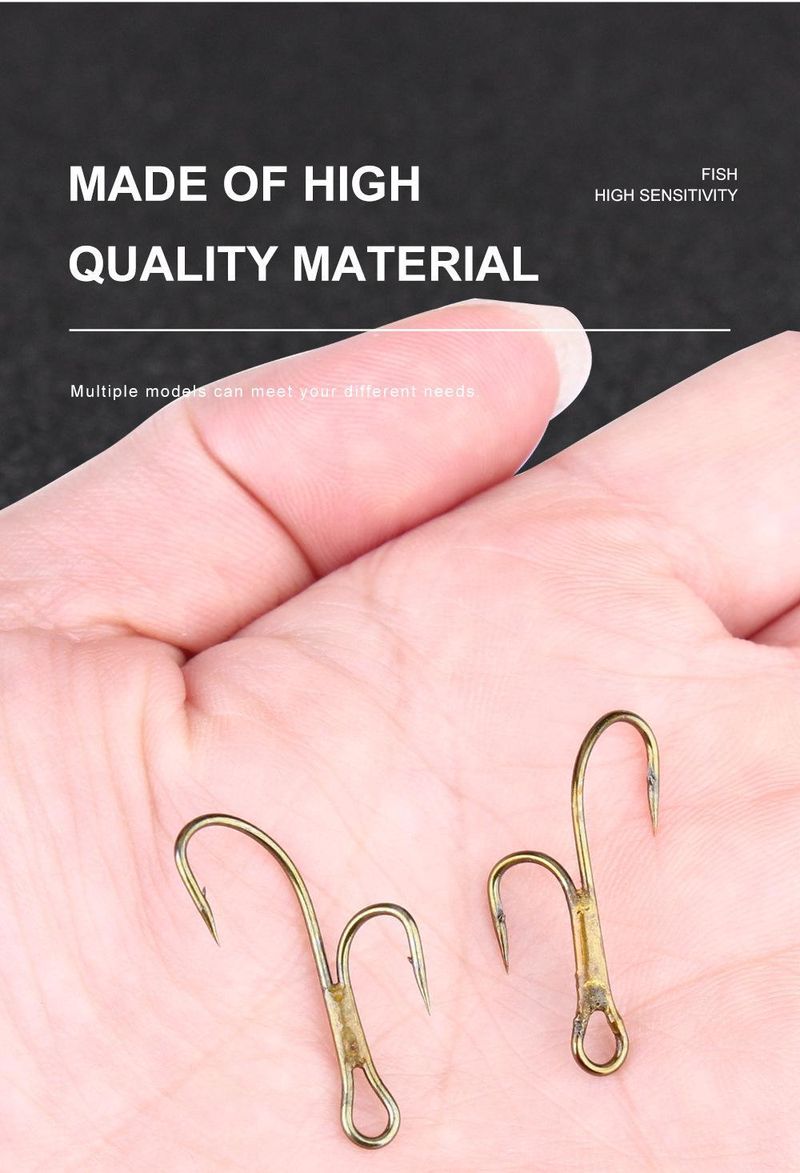 FISHKING Yeni Geliştirilmiş Versiyon 20 Parça İki Kahverengi Yüksek-Alçak Ayak Çapa Balıkçılık Kancaları_voghion.com